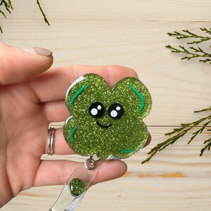 Lucky Clover Badge Reel