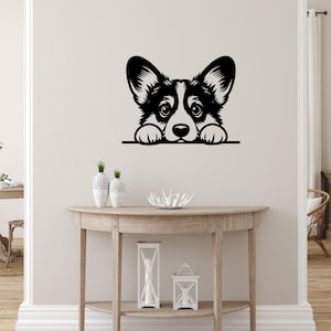 Personalized Dog Breed Metal Wall Art, Personalized Pet Silhouette Signs, Indoor and Outdoor Decor, Dog Lover Gift