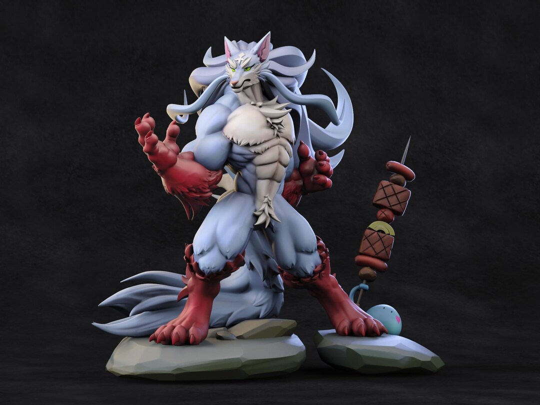 Anthro Fel / Fenrir 3D Printed Figure - Etsy