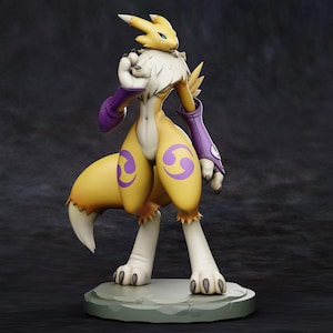 Renamon 3d Print Figure V2