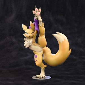 Renamon Stretch 3D Printed Figure
