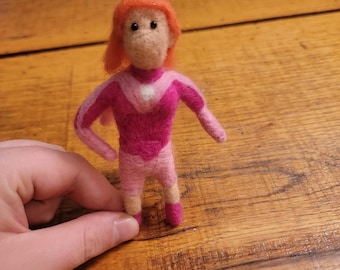 Atom Eve needle felted