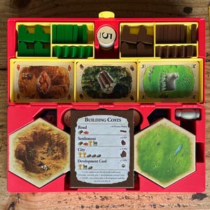 Catan Brettspiel Organizer - Reiseetui für die 4. & 5. Auflage, 4 oder 6 Spieler Variationen