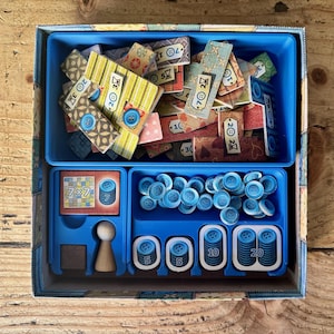 Patchwork Board Game Insert - 3-Piece Organizer for Quick Setup & Storage