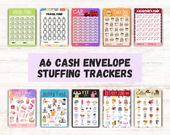 A6 Spar-Challenge mit niedrigem Einkommen, Tracker für langsame Geldmittel, Tracking-Blätter für Bargeld, Geldspar-Challenge für Anfänger, monatliche Ersparnis