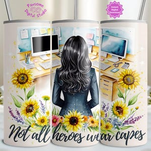 Secretary Tumbler Wrap, Chaos Coordinator Sublimation Design, Admin Assistant 20oz Tumbler PNG, Staff Appreciation Digital Tumbler Design
