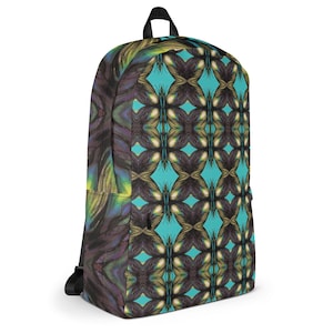 Sac à dos papillon avec poche pour ordinateur portable, poche cachée, pochette frontale avec fermeture éclair, cartable d'école, sac de travail, sac à dos de voyage, sac de sport, cadeau papillon