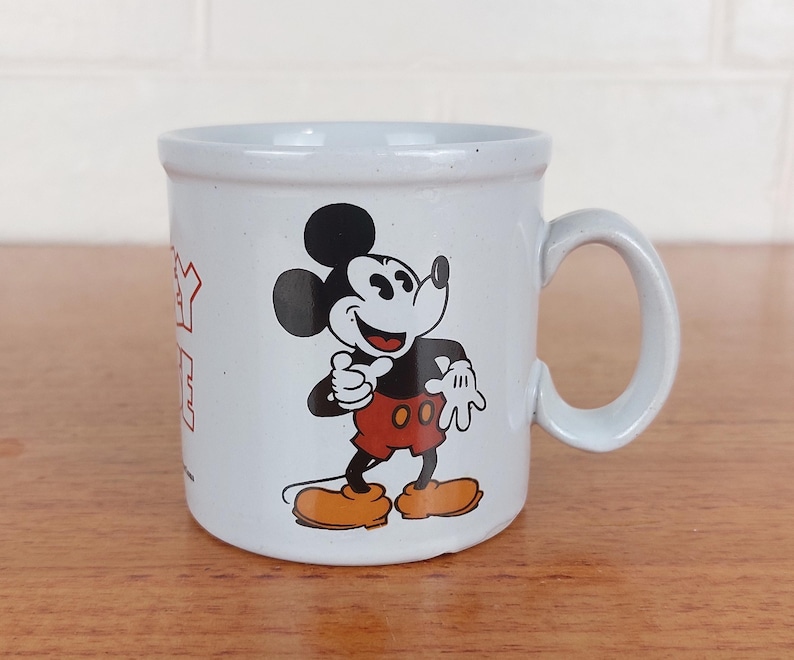 Vintage Mickey Mouse Mug Disney Tom Green Philippines Ceramic Cup image 1