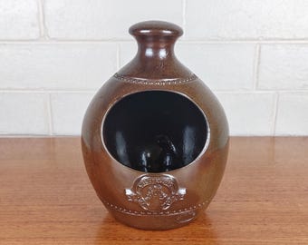 Bendigo Pottery Salt Pig 1788–1988 Bicentennial Australian Stoneware Kitchen Crock