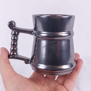 Vintage Prinknash Tankard Mug – Pewter Black Studio Pottery Beer Stein (Made in England)