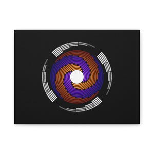 Multi-Color Circular Design Wall Art Canvas