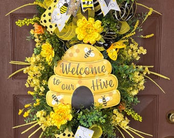 Welcome to Our Hive Bumble Bee Swag