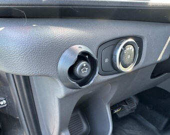 No-drill Mirror Control Knob Guard 2x (Ford Transit 2020+)