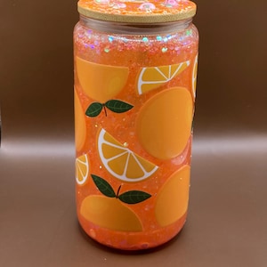 Fruit Themed Snow Globe Tumblers Cups