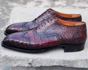 Moreschi Italy Hand Made Mens Burgundy Red Leather Loafers  display picture 1