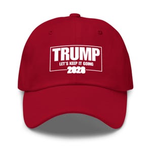 Trump 2028 Embroidery Hat, Political Gift, Political Enthusiasts FDT Hat, Embroidered Democrat Gift, Baseball Cap, USA Flag Trump 2028 HAT