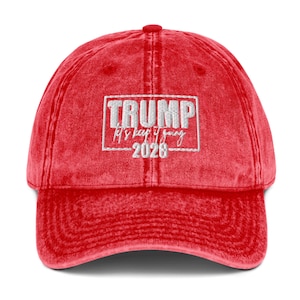 Trump 2028 borduurhoed, politiek cadeau, politiek liefhebbers FDT-hoed, geborduurd democraatcadeau, baseballcap, vlag VS Trump 2028 HOED