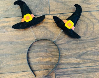 Witch Hat Felt  Head Bopper - Head Band - Costume - Hair Accessories