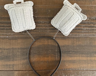 Garbage Can Felt Head Bopper - Head Band - Costume - Hair Accessories