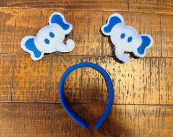 Elephant Handmade Felt Headband - Head Bopper - Costume