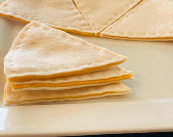 Cheese Handmade Felt Quesadilla - Pretend Play - Felt Food