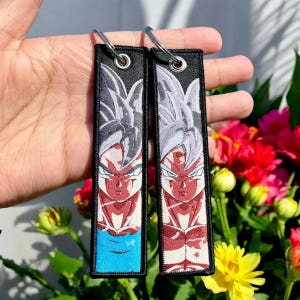 Anime Embroidered Keychain - Double Sided Jet Tag