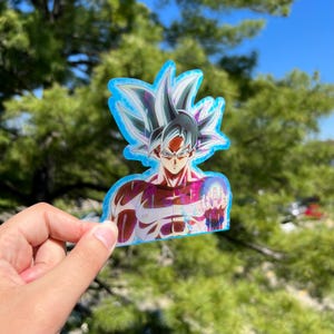 Young Goku Dragon Ball Z Vinyl Decal – Anime Sticker For Car, Truck, Laptop (Version 2)