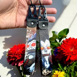 Anime Keychain Strap - Durable Anime Keyring Lanyard