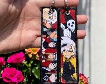 Anime Keychain - Double Sided Jet Tag