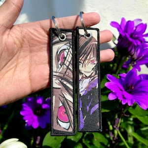 Anime Embroidered Keychain - Double Sided Jet Tag