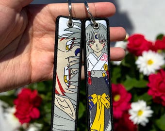 Anime Embroidered Keychain - Double Sided Jet Tag