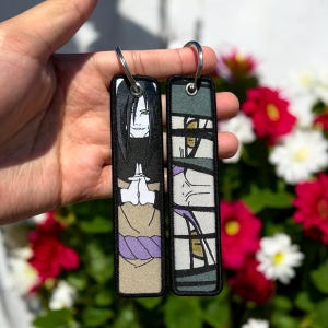 Anime Embroidered Keychain - Double Sided Jet Tag