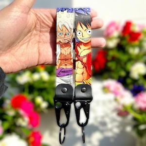 Anime Keychain Strap - Durable Anime Keyring Lanyard