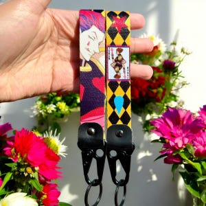 Anime Keychain Strap - Durable Anime Keyring Lanyard