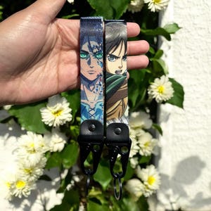 Anime Keychain Strap - Durable Anime Keyring Lanyard