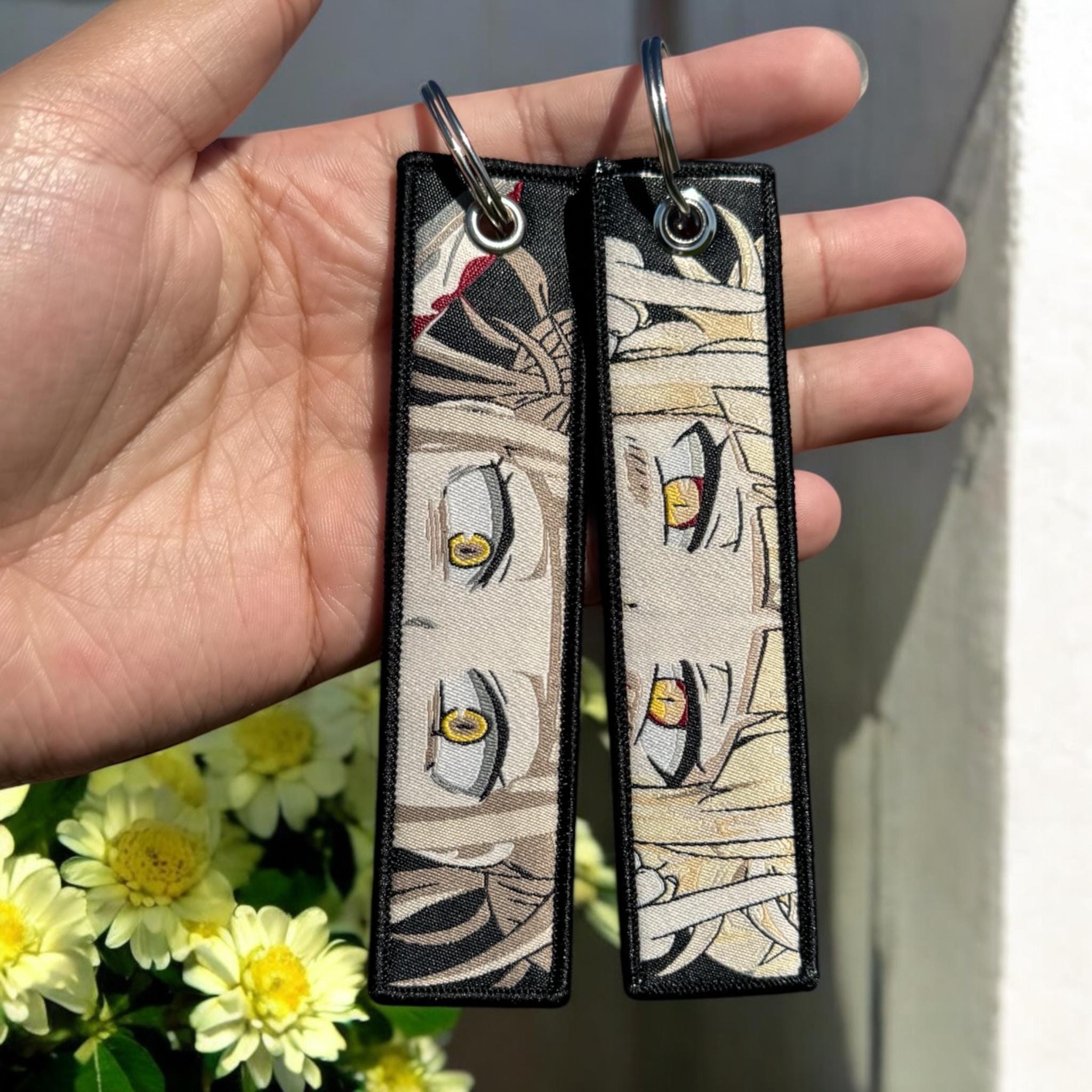 Jet Tag Keychains Inuyasha Anime Embroidered Keychain - Double Sided Jet Tag - Etsy