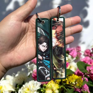 Anime Keychain - Double Sided Jet Tag