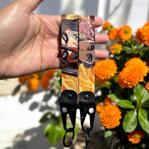 AOT Anime Keychain Strap - Durable Anime Keyring Lanyard