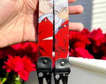 Anime Keychain Strap - Durable Anime Keyring Lanyard