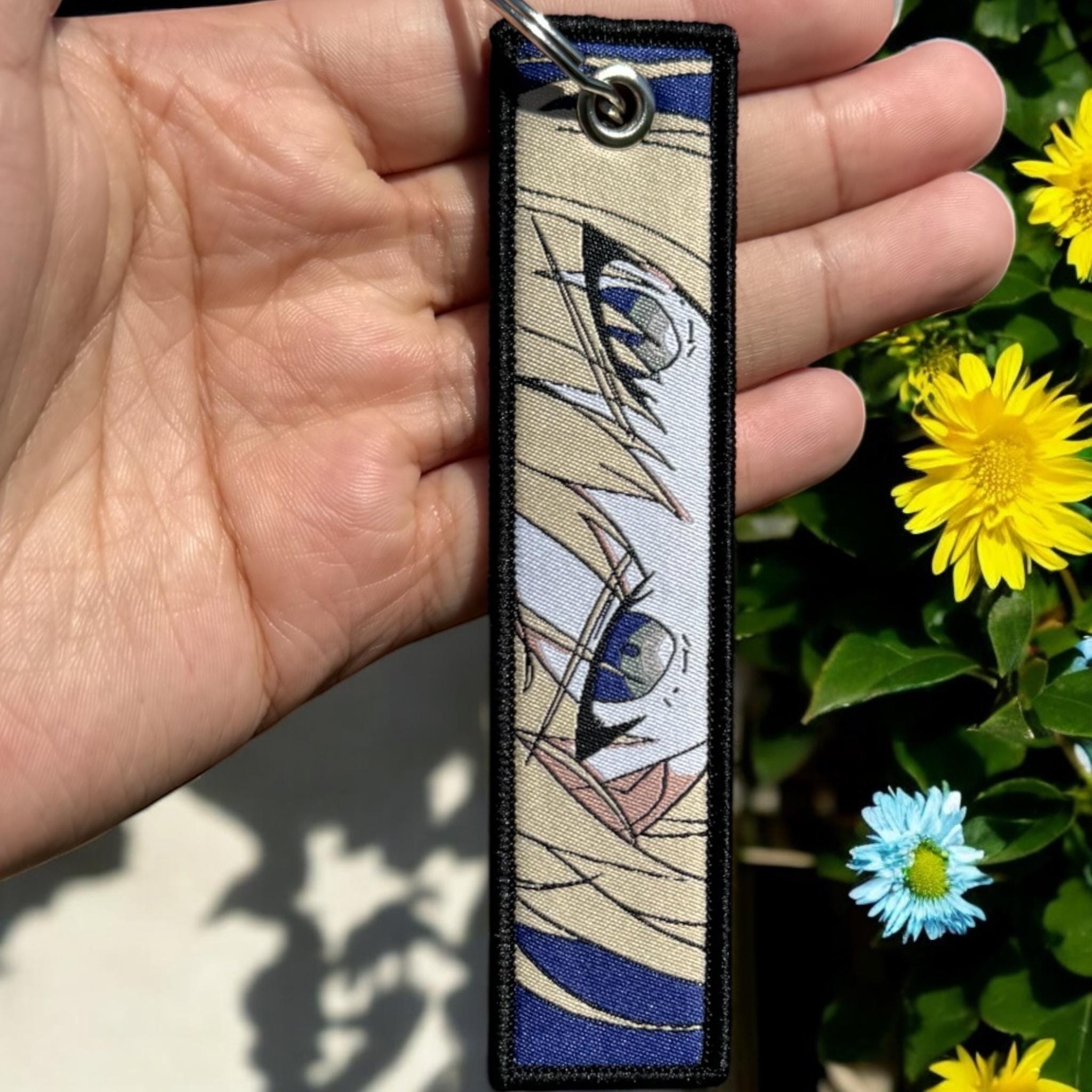 Jet Tag Keychains Inuyasha Anime Embroidered Keychain - Double Sided Jet Tag - Etsy