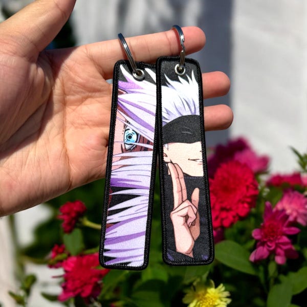 Anime Keychain - Double Sided Jet Tag