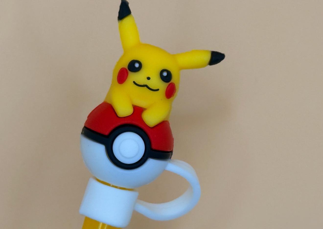 Pokémon Inspired Straw Toppers