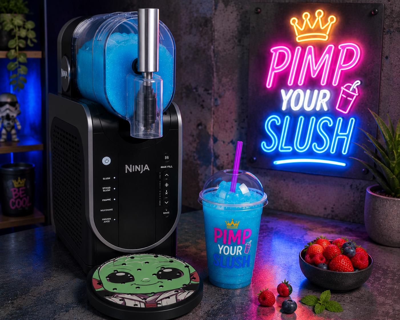 Ninja slushie cup holder