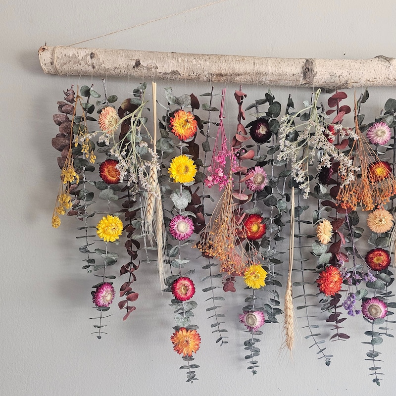 WALL HANGING PLASTIC FLOWERS visual data 5