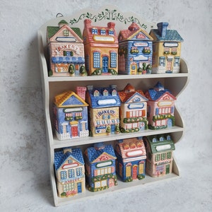 Vintage 1980s AVON Spice Set With Spice Rack - Twelve Victorian