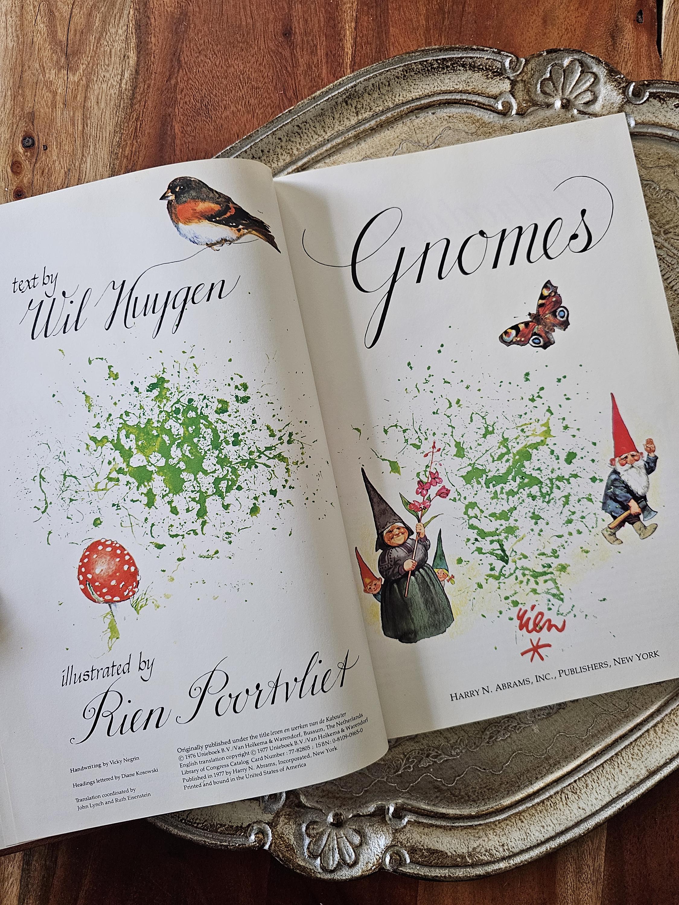 Vintage 1977 Gnomes Book by Wil Huygen, Rien Poortvliet - Etsy