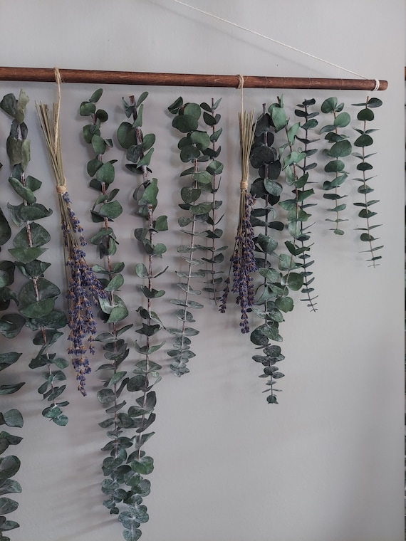 Eucalyptus and Lavender Wall Hanging Wall Hanging Home Decor Plant