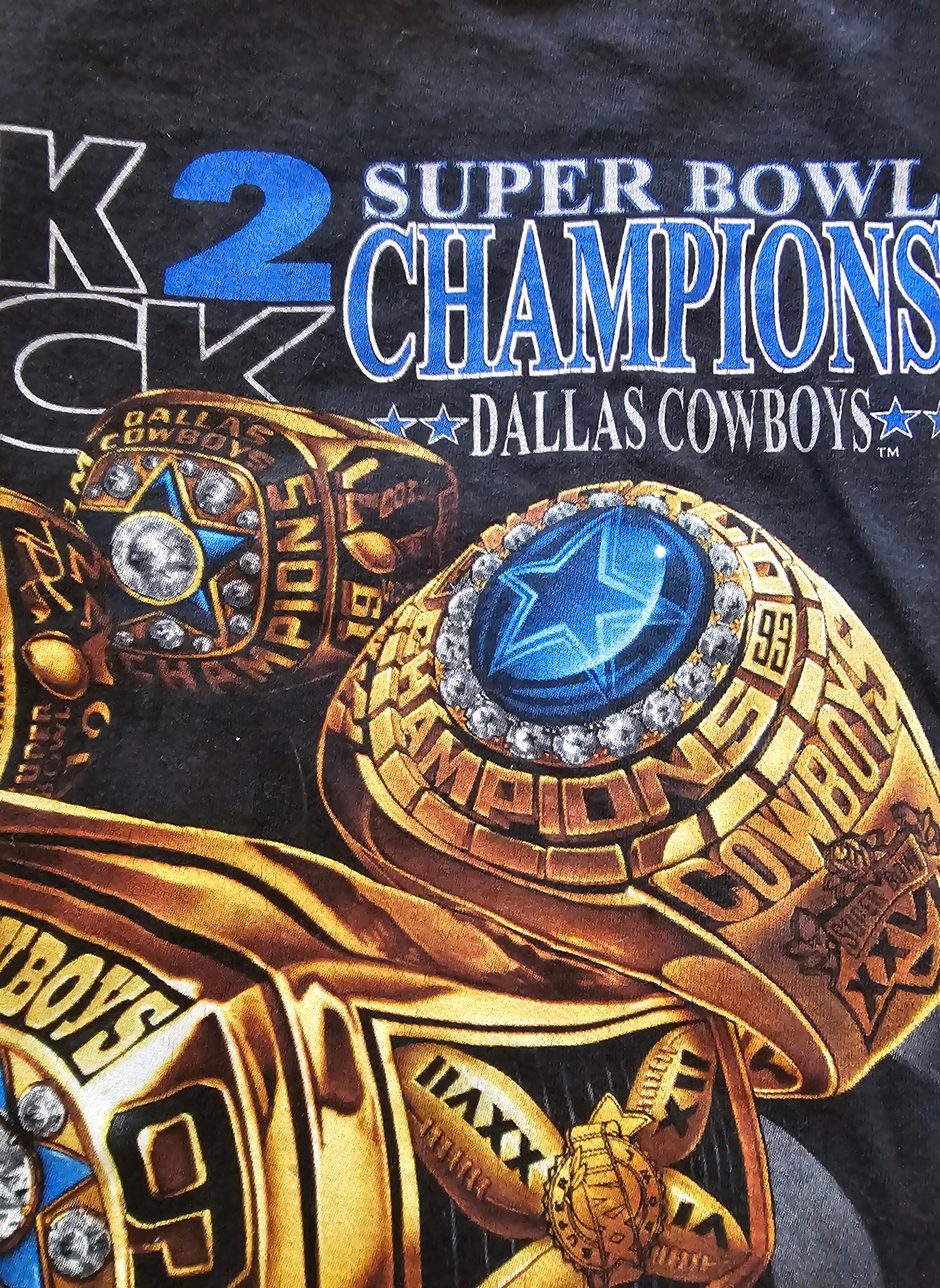 Vintage 1994 Dallas Cowboys Super Bowl T-shirt - Single Stitch - Etsy