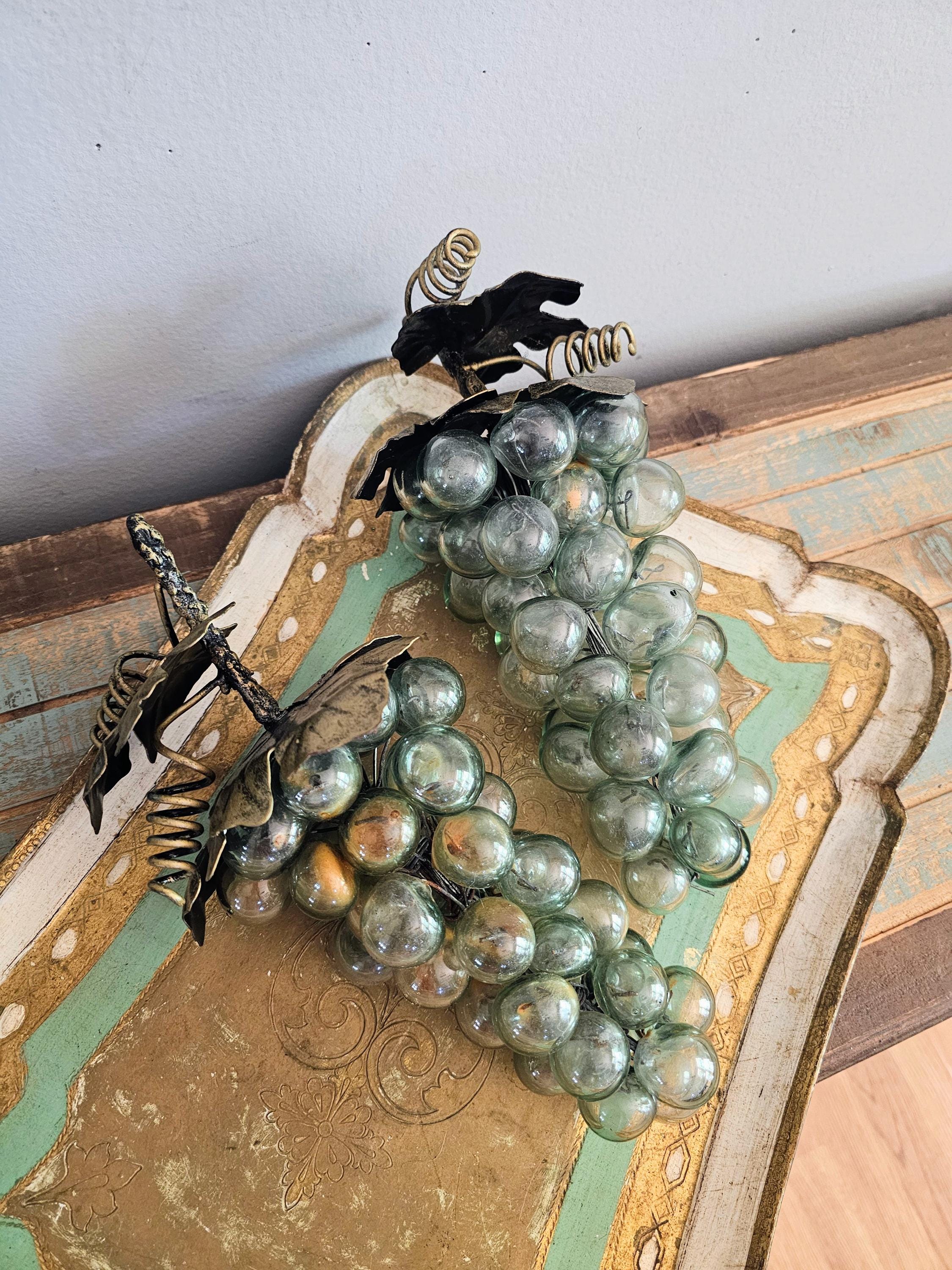 1970s Glass Grapes - Etsy