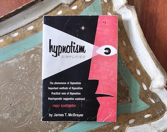 1956 The Key to Hypnotism Simplified - 1st Edition - James T McBrayer - Paperback